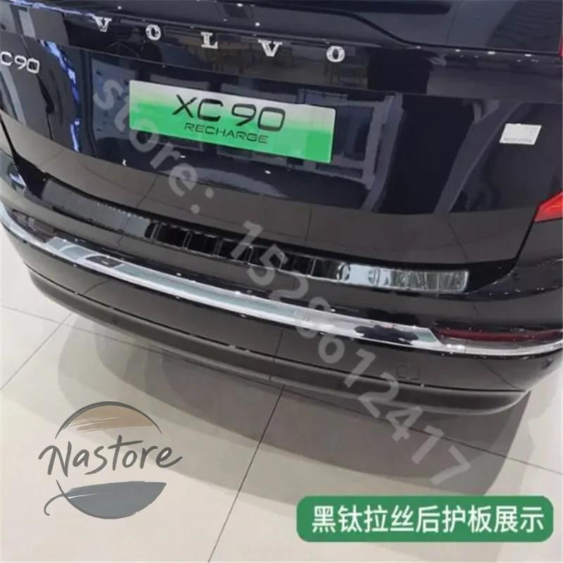 並行輸入品 リア カスタム evo xc90 ステンレス製バンパープロテクター トレッドプレート カーアクセサリー 2015 2016 2017 2024の画像