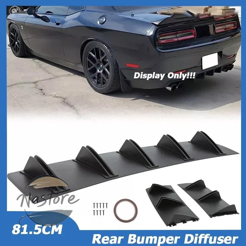 並行輸入品 カバー リア キット カスタム 81.5 cm汎用ダッジチャレンジャー 2008-2023 バンパーディフューザー 5の画像