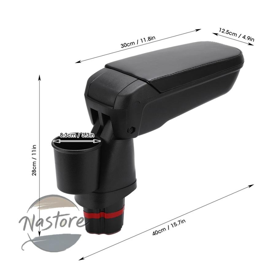 並行輸入品 交換 アームレスト ウォーターカップホルダー 中央ボックス カーカップスタンド 2人 mercedes smart fortwo 4 453 15-19の画像