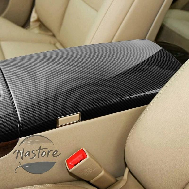 並行輸入品 メルセデスベンツ mercedes カバー カスタム アームレスト カーボンテクスチャーセンターコンソールボックス 電話 ダイヤルパッドハウジングの画像