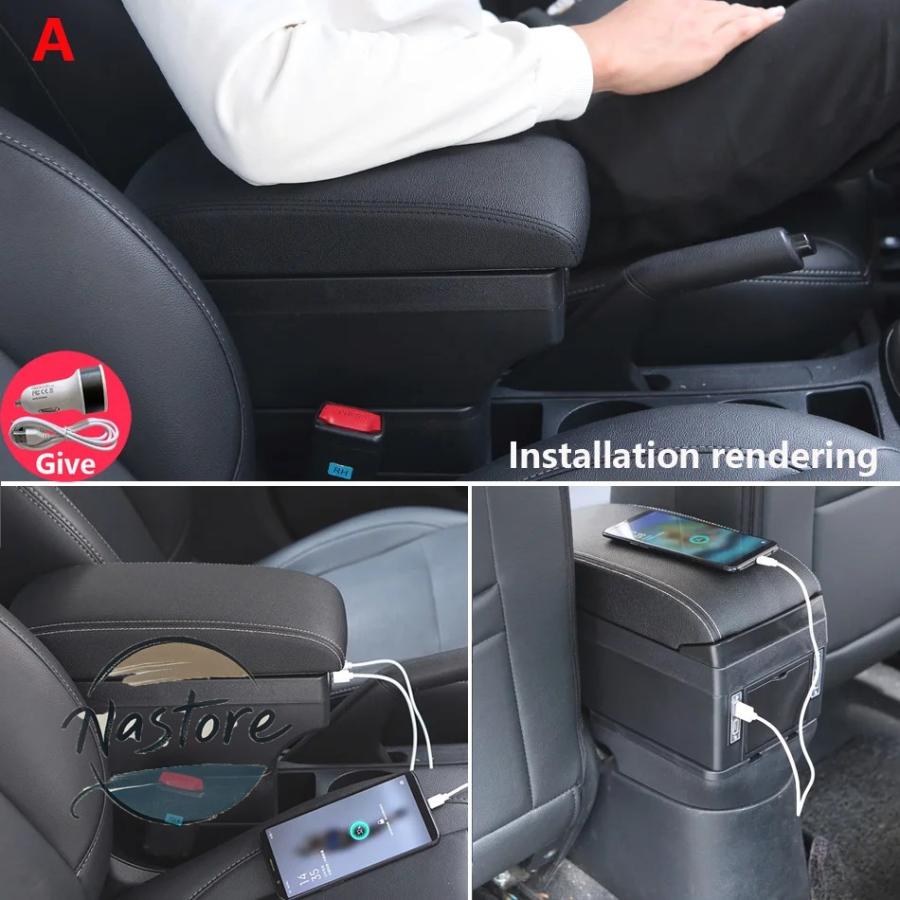並行輸入品 トヨタ toyota カスタム アームレスト yaris ボックス ストレージボックス エレガント 内アクセサリー 2021-2024_14