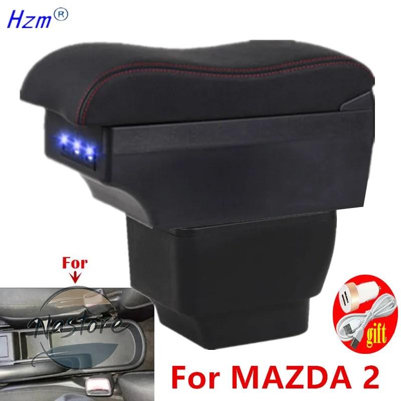 並行輸入品 マツダ mazda リア カスタムパーツ アームレスト 2デミオ インテ収納ボックス 専 カーアクセサリー_7