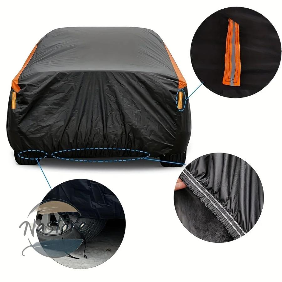 並行輸入品 カバー 屋外防水太陽雨雪保護 uv オート汎 suv/セダン 190t 保護フルの画像