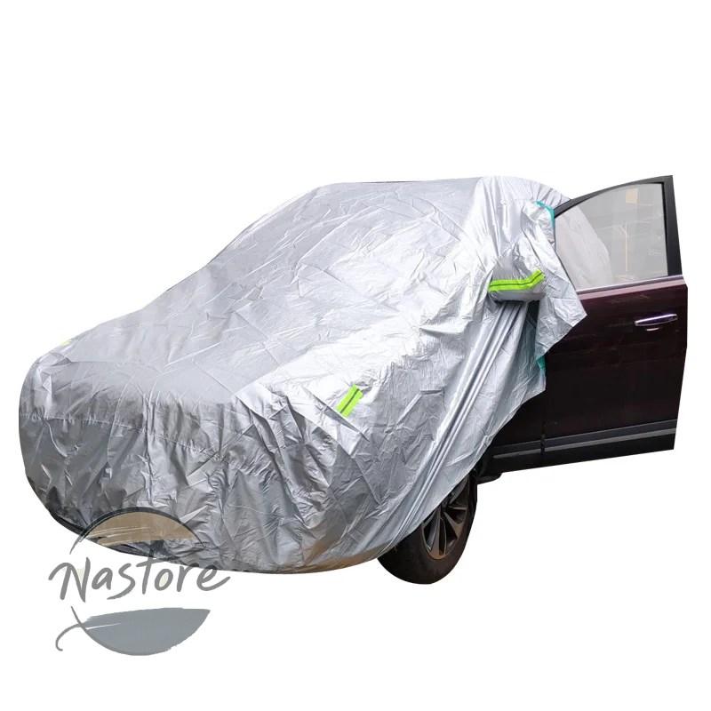並行輸入品 カバー 汎 suv/セダンフルカー 屋外 太陽 雨 雪 保護 uv カーアンブレラ シルバー s-xxl カーケースの画像