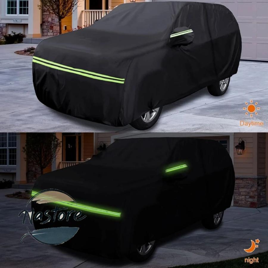 並行輸入品 カバー カスタムパーツ 防水 2007-2025 vw ティグアン swb ジッパードア防風バンド雪雨塵ひょう保護_2