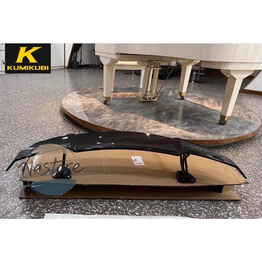 並行輸入品 リア スポイラー 汎用カースイング カーボン製 トランク vスタイル 光沢 黒 白 赤 セダンクーペ スイング 汎用 部品 カスタムパーツ アクセサリー_8