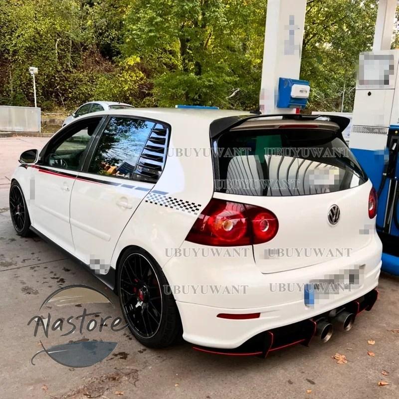並行輸入品 フォルクスワーゲン volkswagen mk5 スポイラー ルーフスポイラー ルーフ オーティンガー スタイル ウィング グロッシーブラック abs樹脂の画像