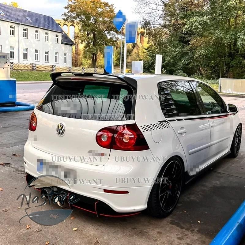 並行輸入品 フォルクスワーゲン volkswagen mk5 スポイラー ルーフスポイラー ルーフ オーティンガー スタイル ウィング グロッシーブラック abs樹脂の画像