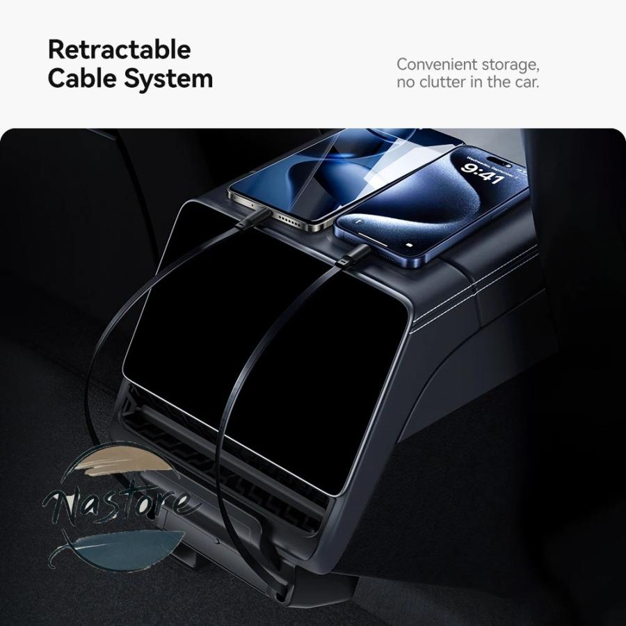 並行輸入品 テスラ tesla アクセサリー カスタム モデル 3/y ハイランドジュニパーリアエアベント 27 ワット急速チャージャー usb_4