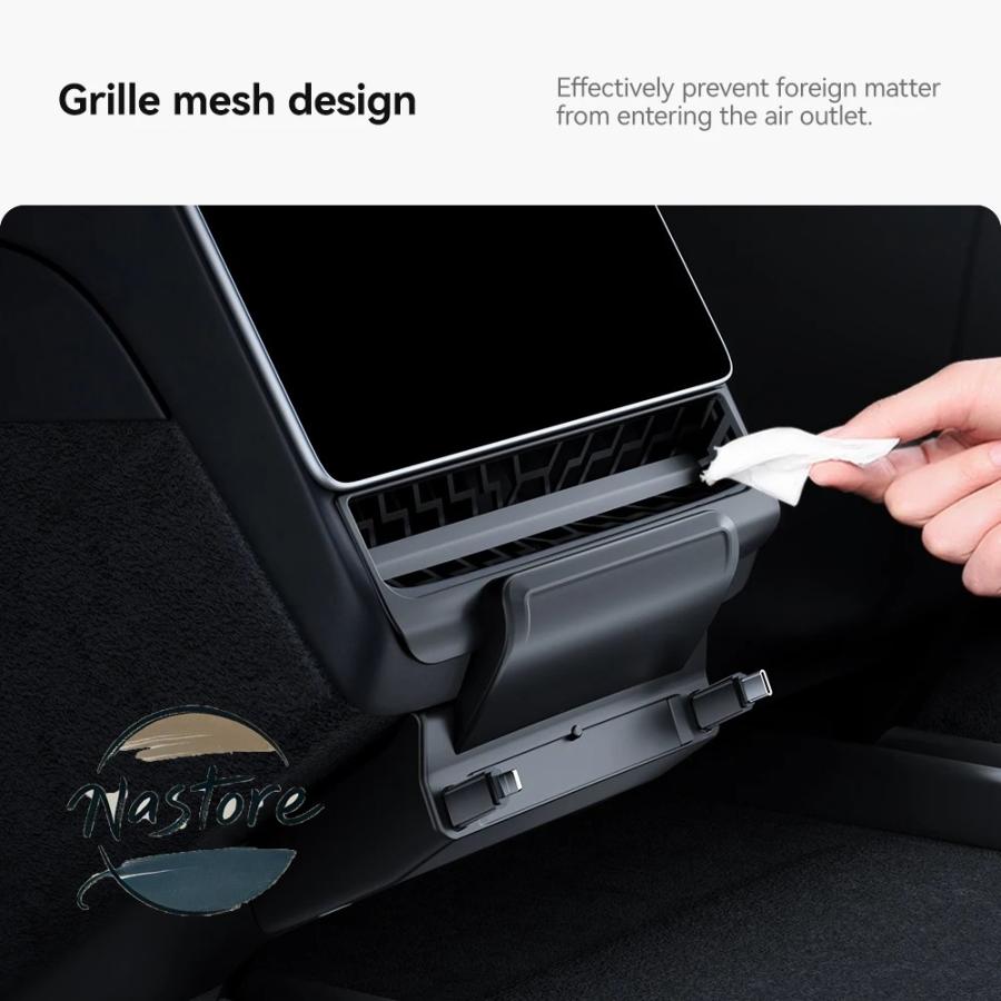 並行輸入品 テスラ tesla アクセサリー カスタム モデル 3/y ハイランドジュニパーリアエアベント 27 ワット急速チャージャー usb_5