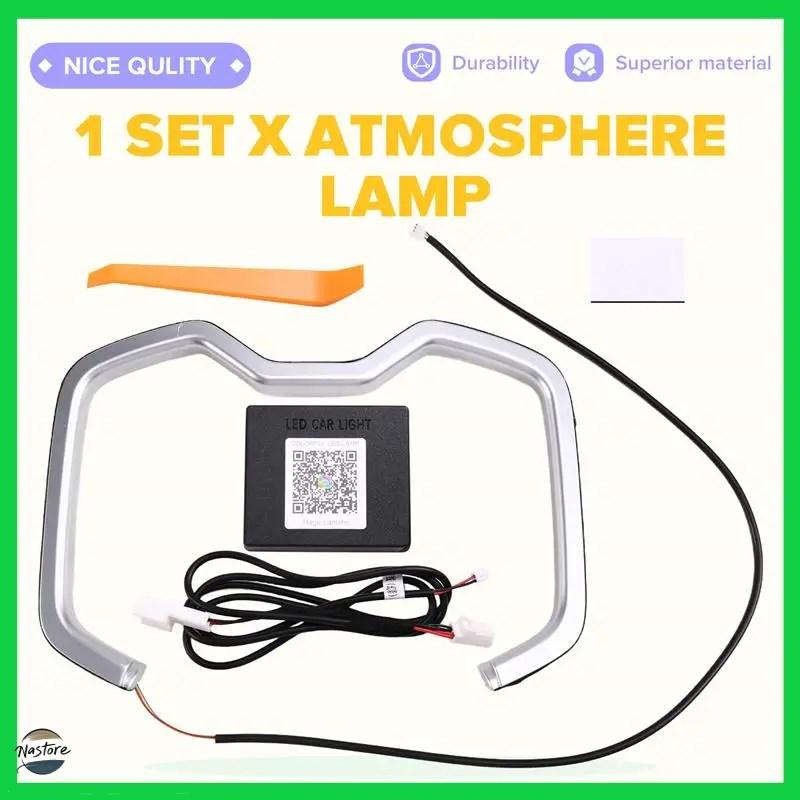 並行輸入品 rav4 トヨタ toyota 最高 led 内カップホルダーライト xa50 2019-2024 装飾ムードランプ 64 色 カスタムパーツ 部品 アクセサリーの画像