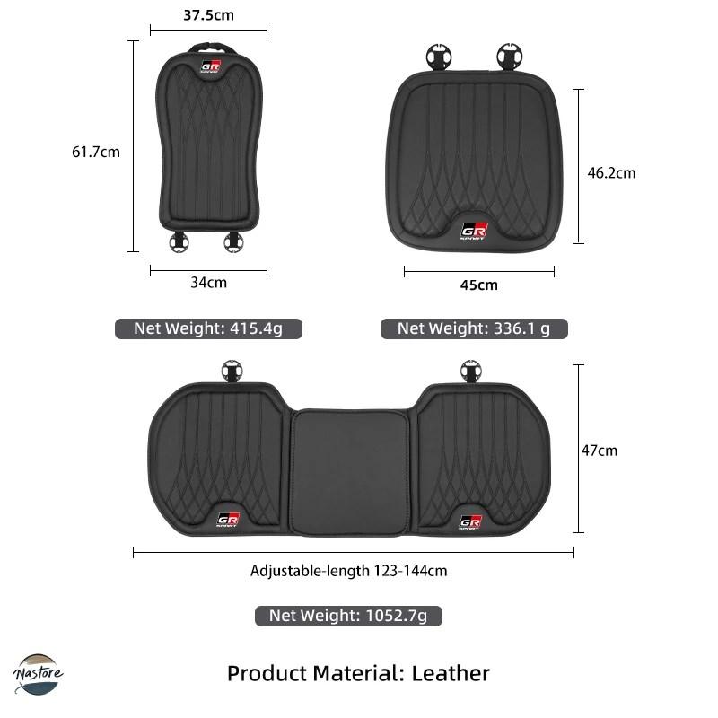 並行輸入品 rav4 トヨタ toyota car front rear seat cushion cover ice silk protector pad for gr supra aygo prado hilux yaris カスタムパーツ 部品の画像
