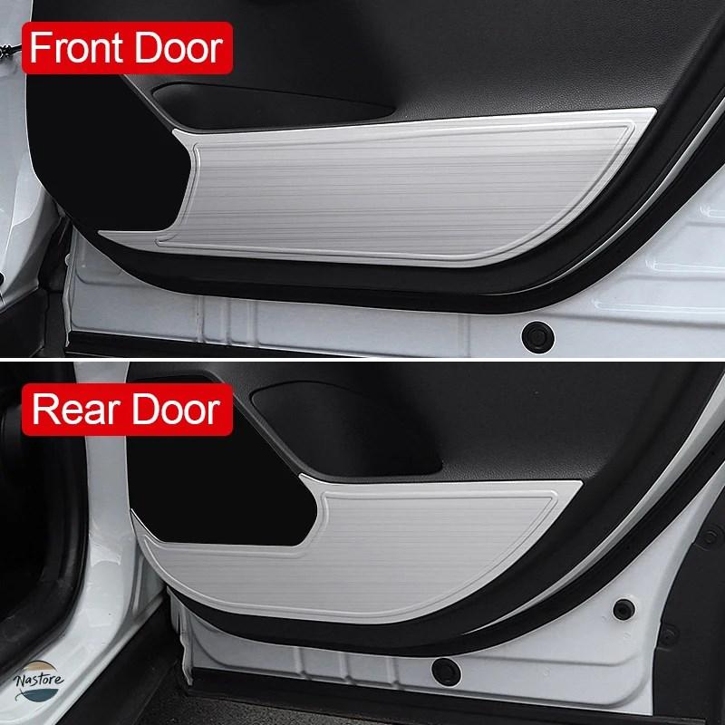 並行輸入品 トヨタ toyota カバー rav4xa50 2019-21 2022 2023 2024 rav 4 ステンレス ドアアンチキックパッド ハイブリッドトリム カスタムパーツ 部品