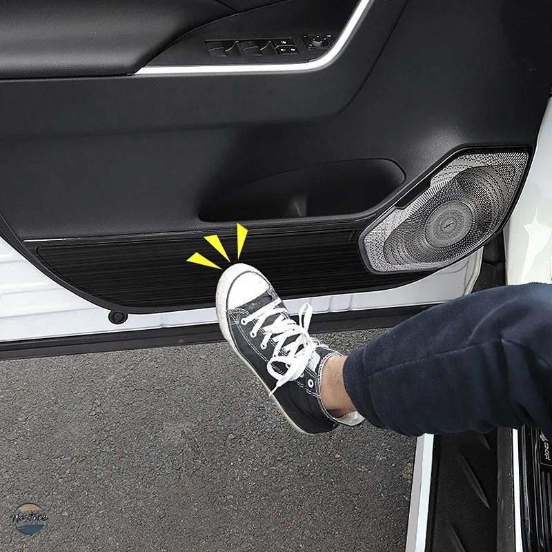 並行輸入品 トヨタ toyota カバー rav4xa50 2019-21 2022 2023 2024 rav 4 ステンレス ドアアンチキックパッド ハイブリッドトリム カスタムパーツ 部品