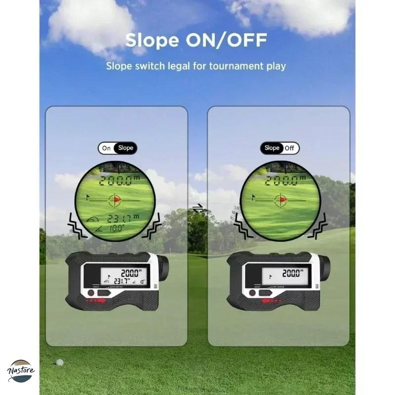 並行輸入品 スクリーン ゴルフ距離計 800 メートル lcd 振動フラッグロックスロープスイッチ 測定レーザー距離計 m/yd カスタムパーツ 部品 アクセサリー_6