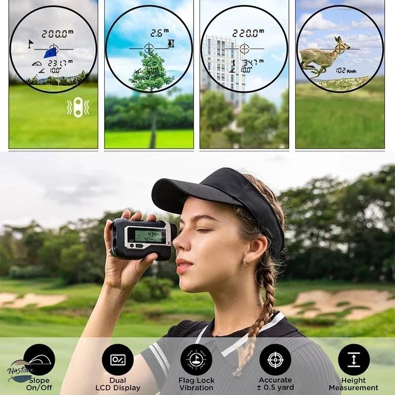 並行輸入品 スクリーン ゴルフ距離計 800 メートル lcd 振動フラッグロックスロープスイッチ 測定レーザー距離計 m/yd カスタムパーツ 部品 アクセサリー_7
