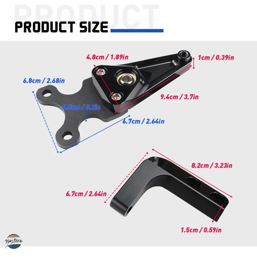 並行輸入品 v4 スポイラー エアロ 汎用ダウンフォースレーシングウイングレットアプリリア tuono 1100 2023 カスタムパーツ 部品 アクセサリー_13