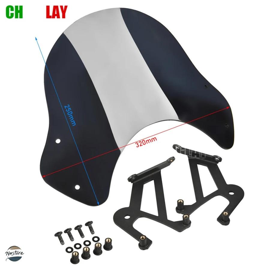 並行輸入品 CHINGLAY SPORT SHORT WINDSHIELD カワサキ Z900RS 2018