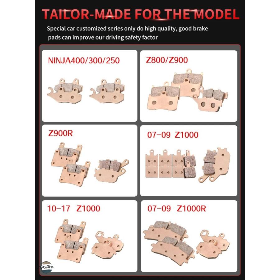 並行輸入品 MRRANGT バイク METAL SINTERING BRAKE PAD FIT カワサキ