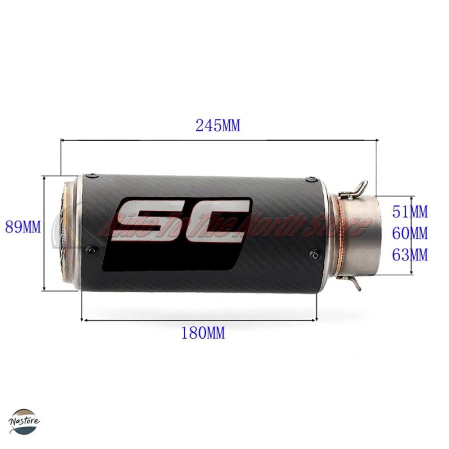 並行輸入品 CARBON FIBER SC EXHAUST FOR GP PROJECT カワサキ250/300