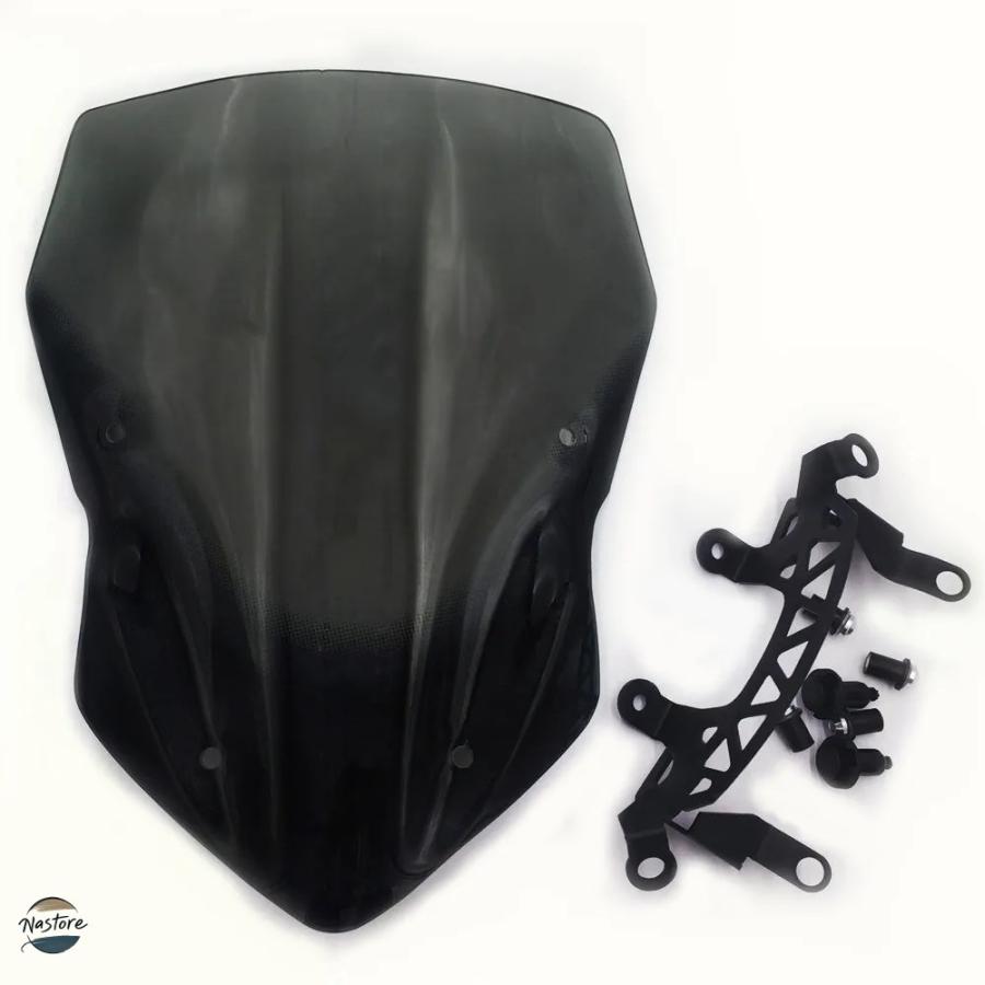 並行輸入品 SMOKE HIGH QUALITY WINDSHIELD WINDSCREENS AIR WIND DEFLECTOR MOTO カワサキ Z900 2017 2018 GREEN\u0026BLACKの画像