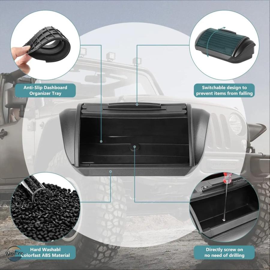 並行輸入品】ジープ ラングラー jk ダッシュボード 収納