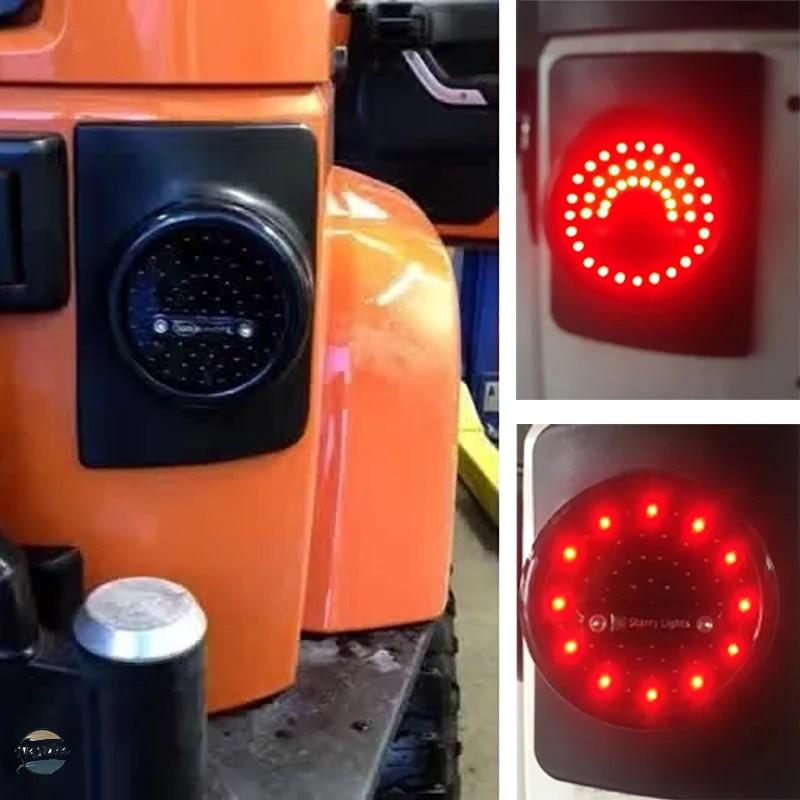 並行輸入品 LANTSUN J201 LED テールライト ABSスターリー リアランプ
