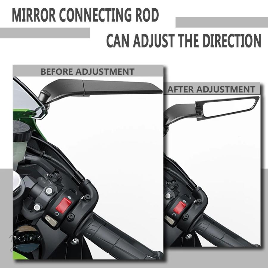 並行輸入品 zzr1400 tr1400 zx12r zx14r カワサキ サイドミラー