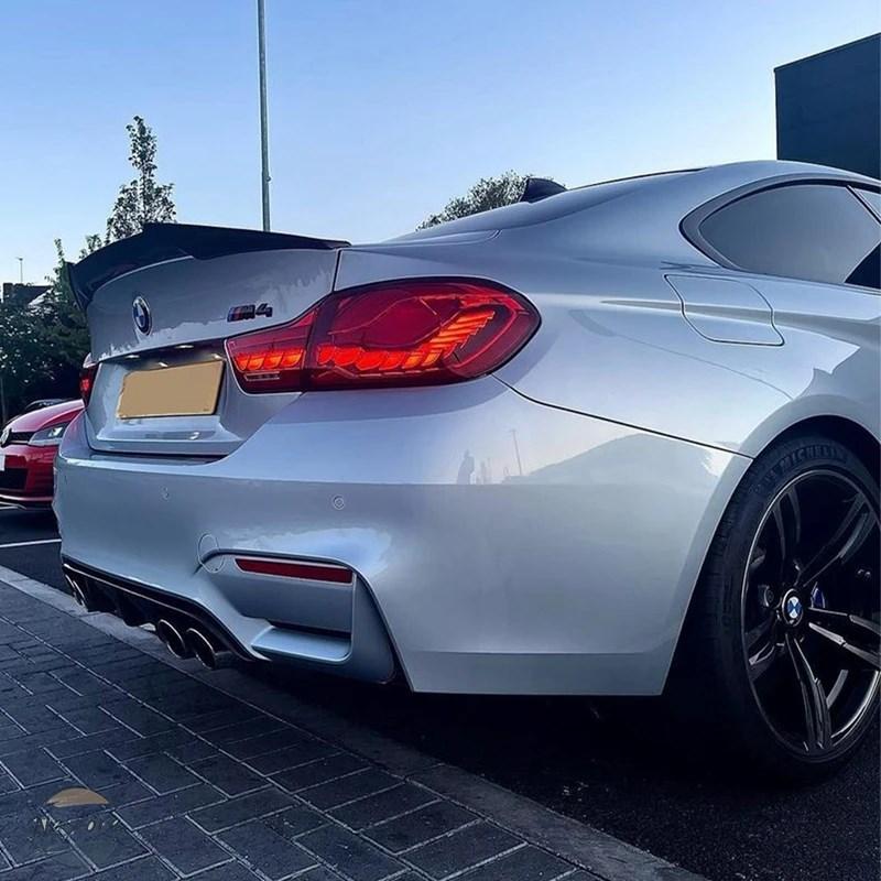 並行輸入品 BMW M4 F82 M4スタイルカーボン リアスポイラートランクウィング2014-2020 FRPカーボン_2