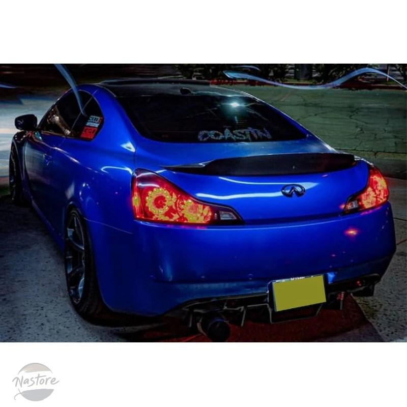 並行輸入品 インフィニティ Gシリーズ G37 クーペ 2ドア 2007-2013 カーボン /FRP リアスポイラー トランクウィング_1