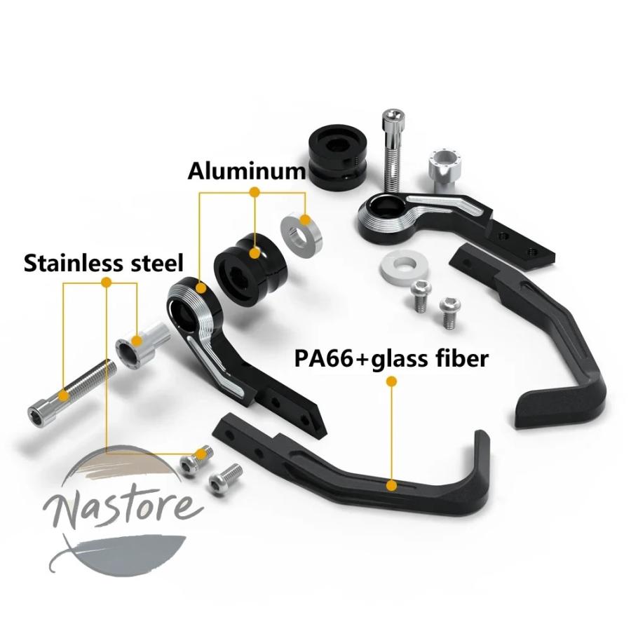並行輸入品 ハンドル クラッチ ブレーキ レバー バー 保護し mv agusta brutale 675 2012 2015 800 rc rrの画像