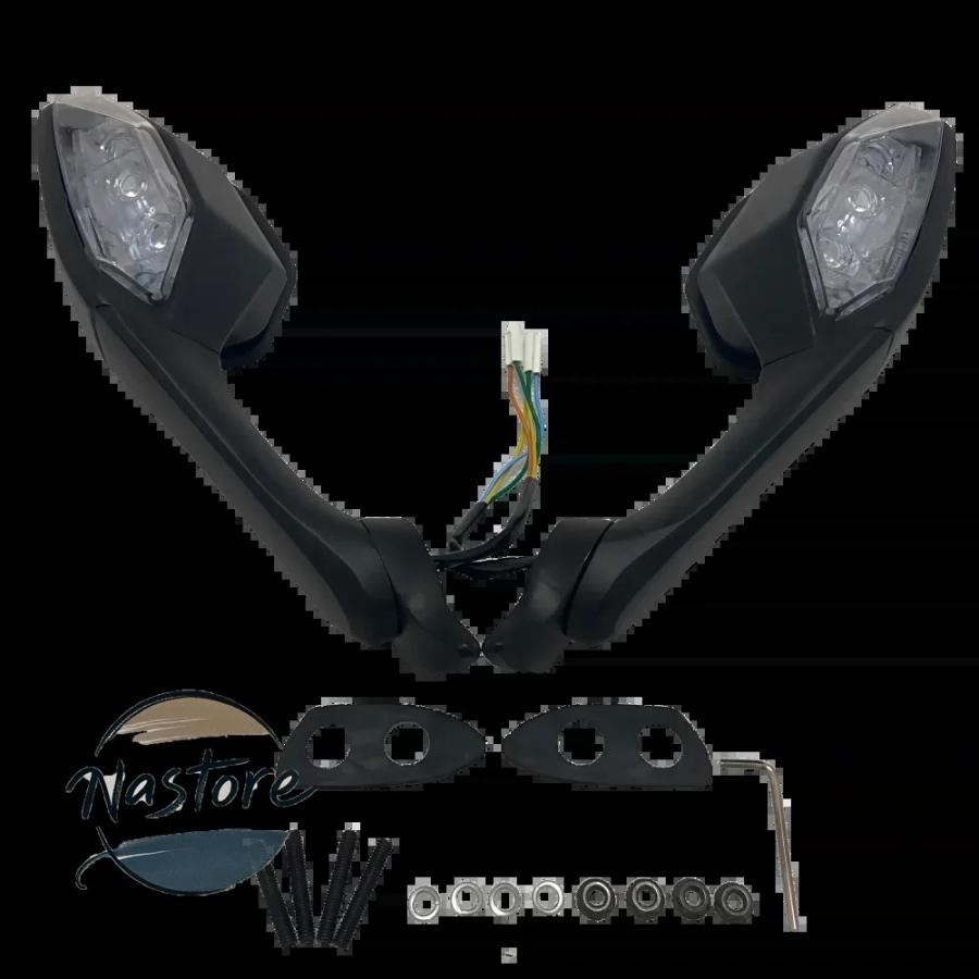 並行輸入品 r1 ヤマハ バイク ミラー ウインカー リア ブラックl r 二輪 ビュー r6 yzf 2015 2029 2017 2018 2019 カスタムパーツ 部品 アクセサリー_4