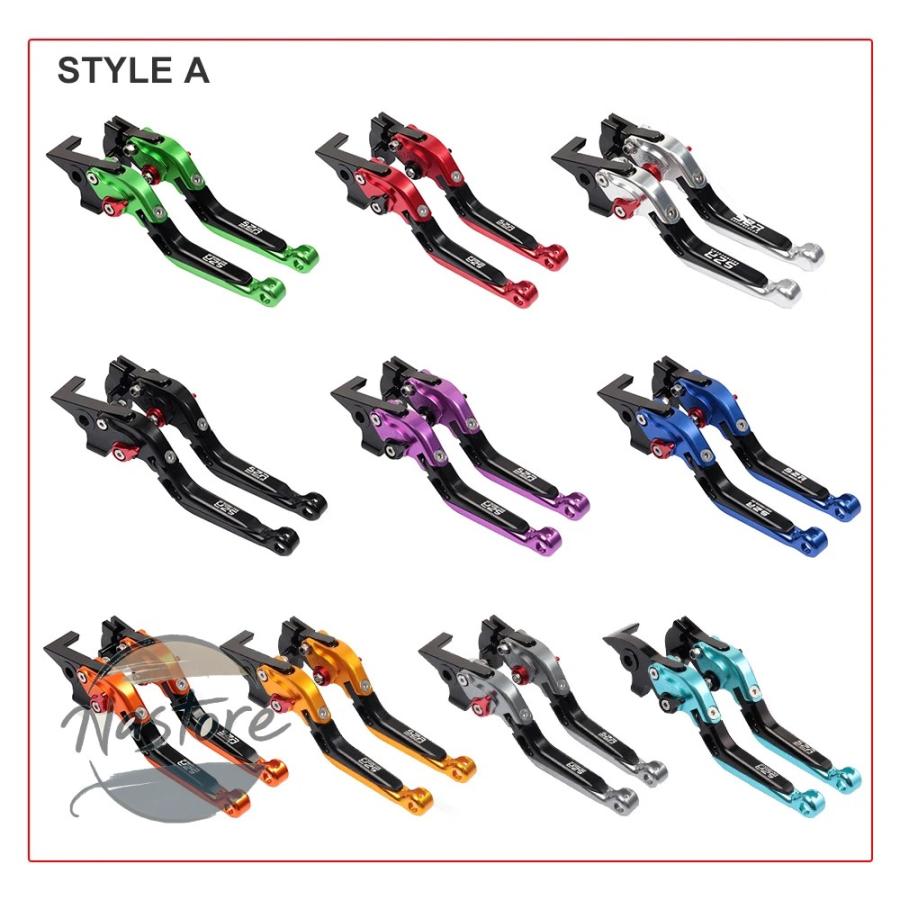 並行輸入品 cr150 バイク ハンドル クラッチ ブレーキ レバー 折りたたみ式 拡張可能 aprilia fb mondial hps 125_4