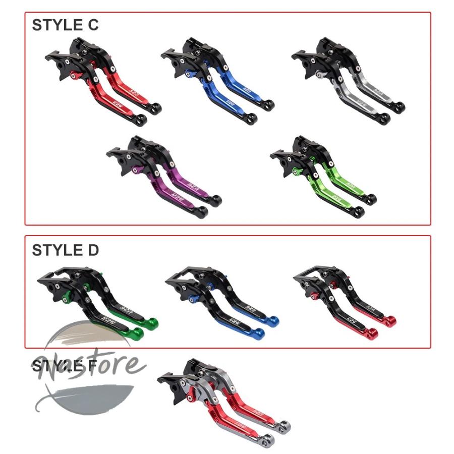 並行輸入品 cr150 バイク ハンドル クラッチ ブレーキ レバー 折りたたみ式 拡張可能 aprilia fb mondial hps 125_5