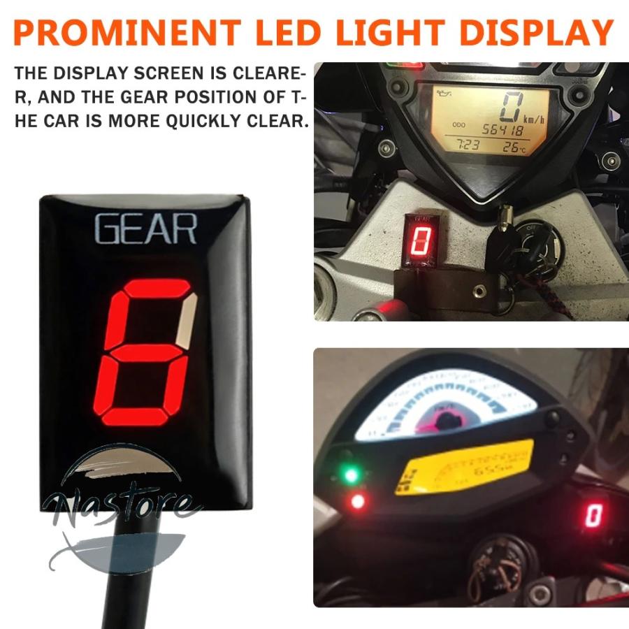 並行輸入品 スズキ suzuki バイク 部品 カスタムパーツ アクセサリー ギアインジケーター 二輪 1000 dl1000 1000sv sv650 gsf1250 vlr1800 vzr1800 z800_4