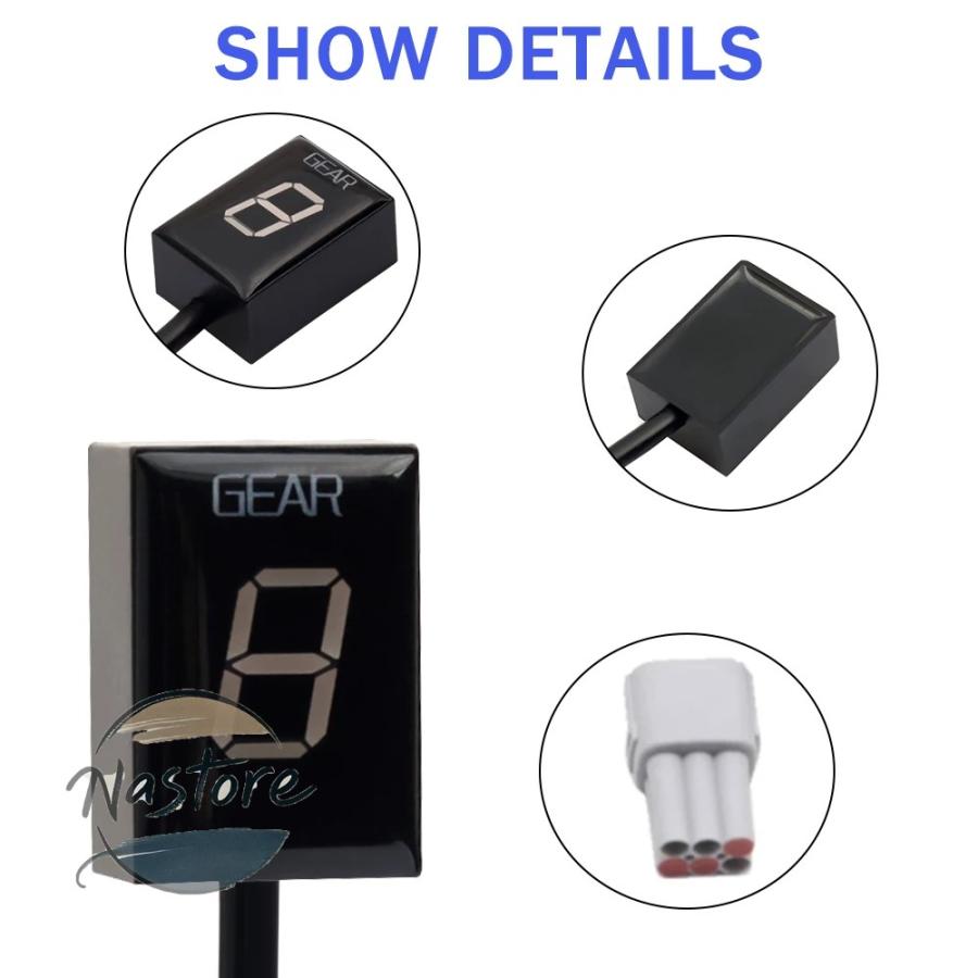 並行輸入品 スズキ suzuki バイク 部品 カスタムパーツ アクセサリー ギアインジケーター 二輪 1000 dl1000 1000sv sv650 gsf1250 vlr1800 vzr1800 z800_5