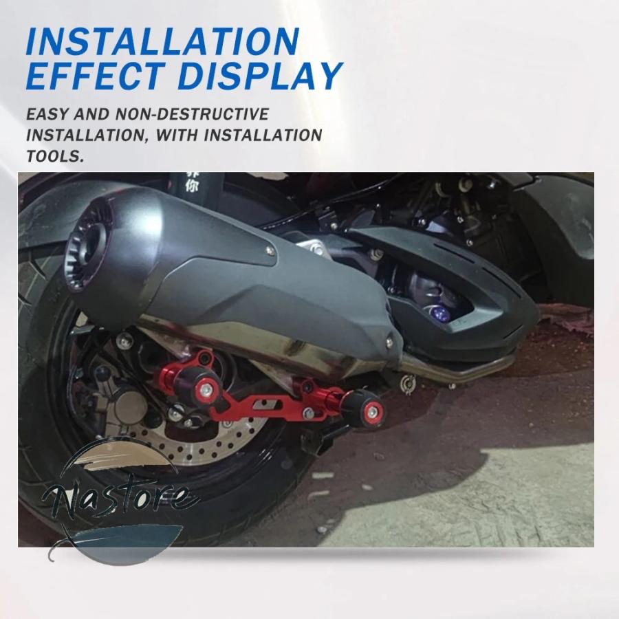 並行輸入品 バイク エキゾースト 二輪 サイレンサー 落下防止 花柄 srgt200 sr gt 200 2022 2023 カスタムパーツ 部品 アクセサリーの画像