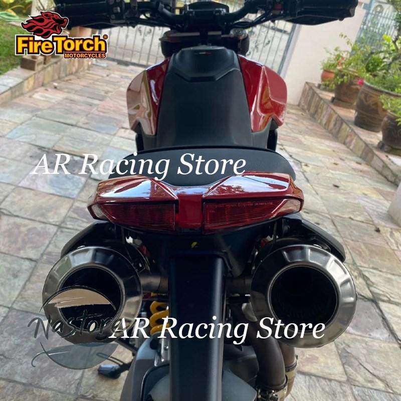 並行輸入品 バイク マフラー 部品 カスタムパーツ アクセサリー ドゥカティ ハイパーモタード 950 sp 2019 2021 リンクパイプ 排気の画像