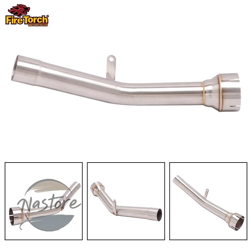 並行輸入品 h2sx バイク マフラー カワサキ ニンジャ se + 2018 2021 年 排気エスケープモトミッドリンクパイプ接続オリジナル カスタムパーツ 部品