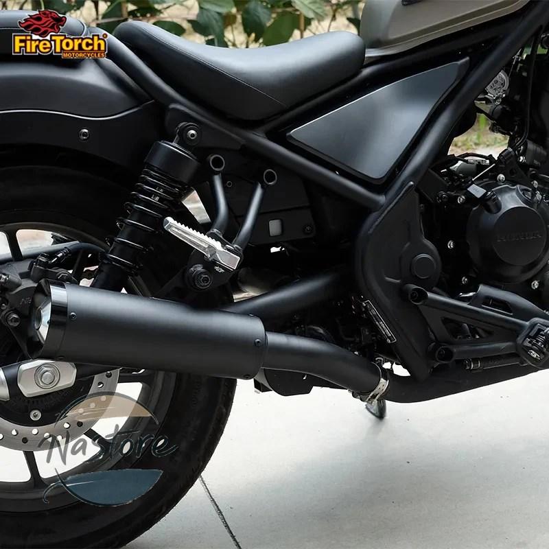 並行輸入品 ホンダ honda バイク マフラー 排気エスケープ mid リンクパイプモト スリップオン レブル 500 300 cm300 cm500 cmx300 cmx500 2017 2022 部品の画像