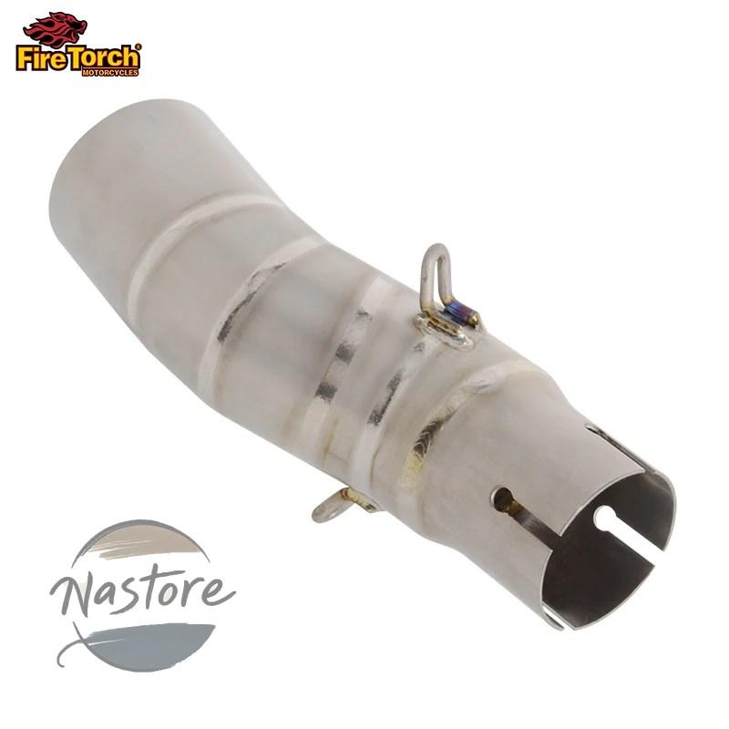 並行輸入品 バイク マフラー cfmoto 450 mt 450mt 2024 2025 排気チタン合金 エスケープモト 51 mmミドルリンクパイプ カスタムパーツ 部品 アクセサリーの画像