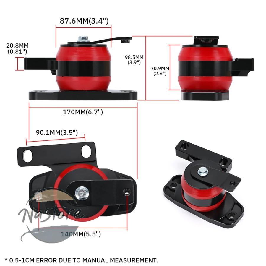 並行輸入品 アウディ audi キット エンジン lzone トランスミッション振り子マウント 09+ vw jetta golf mk5 mk6 passat tt a3 2.0 tsi 部品 カスタムパーツの画像