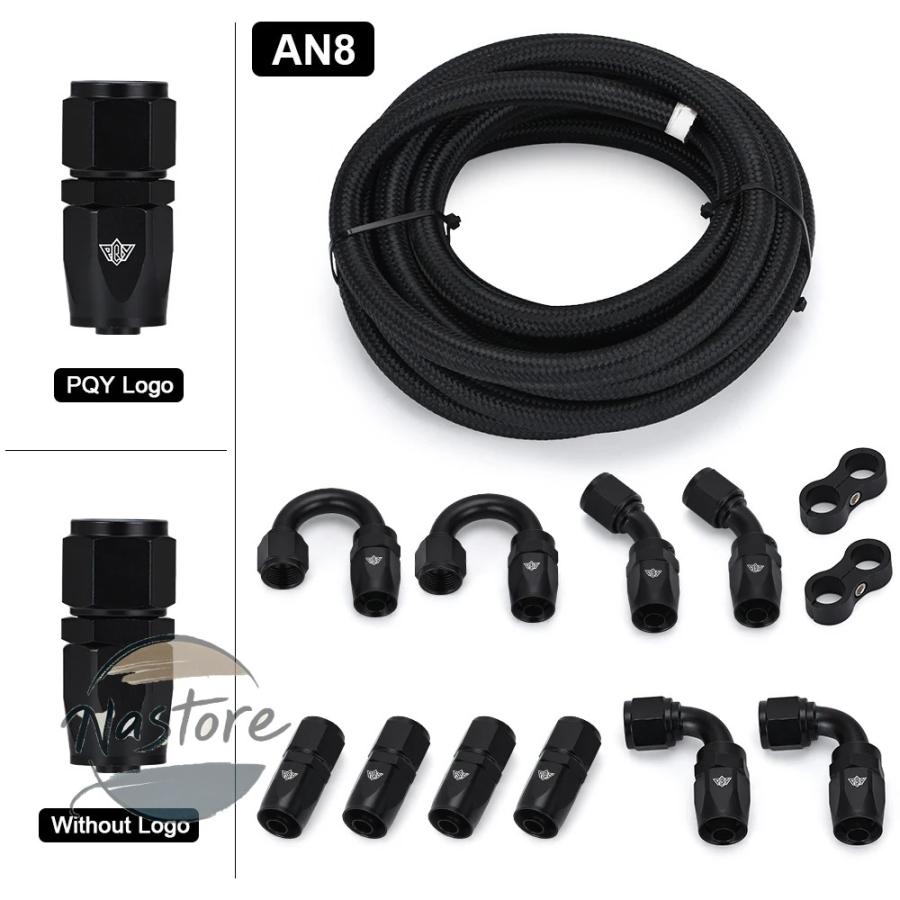 並行輸入品】an8 カスタムパーツ カスタム キット 8an オイル燃料 継手