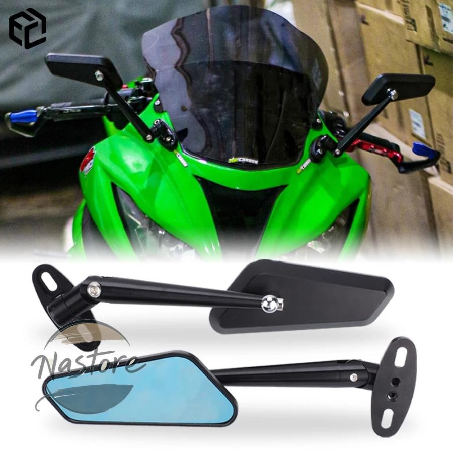 カワサキh2sx、ニンジャ400等バックミラー 並行輸入品 h2 バイク ミラー カワサキ ニンジャ250 300 400 650 h4