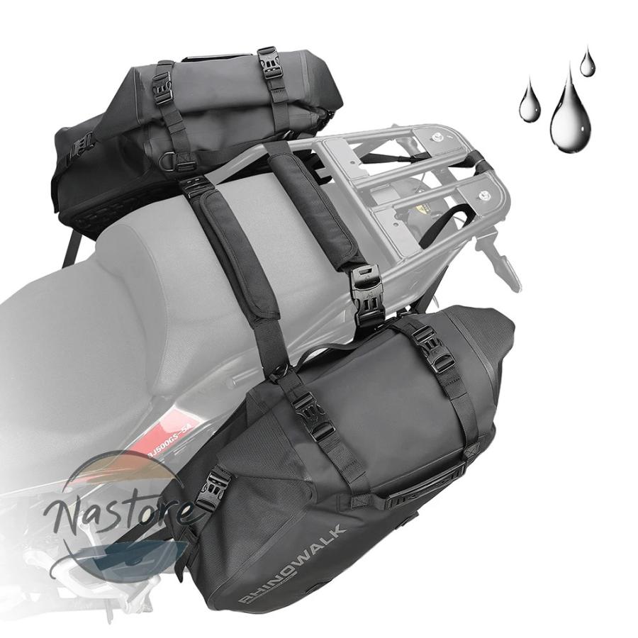 並行輸入品 バイク 防水 pvc バッグ ドライバッグ ダイビング 水泳 ハイキング 運転 ツーリング アウトドア 28l カスタムパーツ 部品 アクセサリーの画像