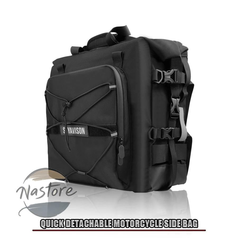 並行輸入品 バイク 防水 二輪 サイドサドル クイックリリース 20l カスタムパーツ 部品 アクセサリー_1