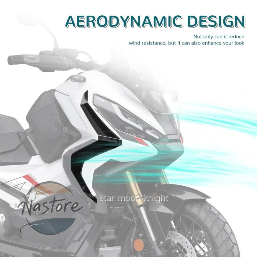 並行輸入品 ホンダ honda バイク カスタムパーツ カスタム フロント サイドエアデフレクター レッグウィンドデフレクター ガラス カスタムパーツ 部品の画像