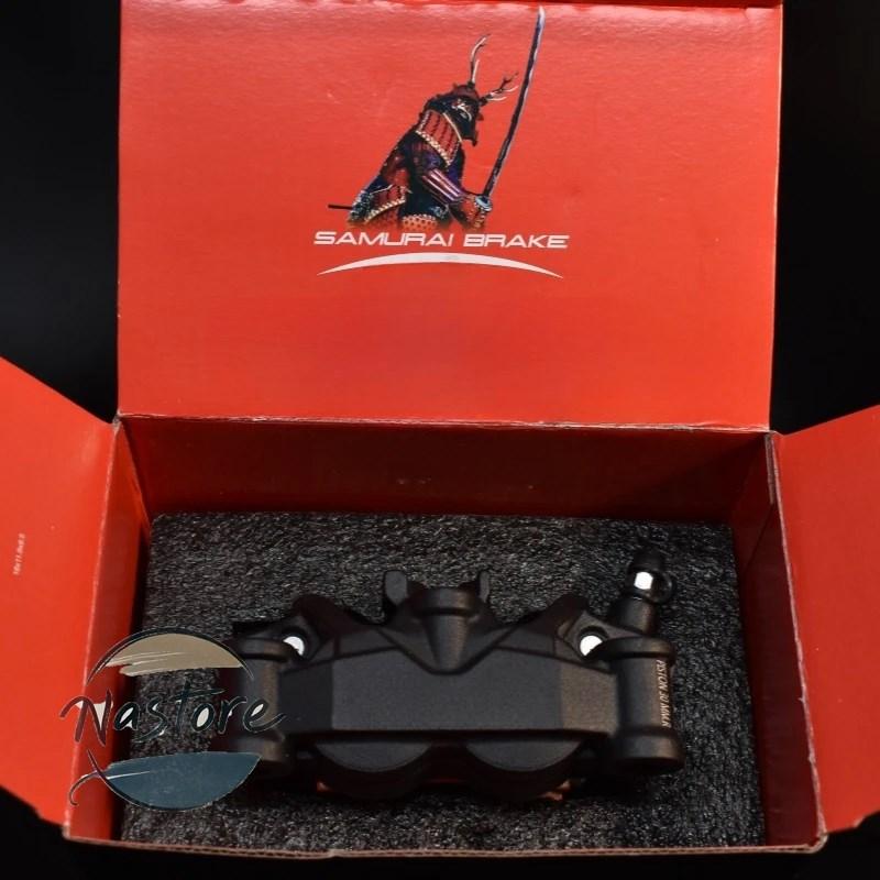 並行輸入品 バイク ブレーキ キャリパー 30mm 非対称ピストン 前輪 100mm 取り付けロックポイント カスタムパーツ 部品 アクセサリーの画像