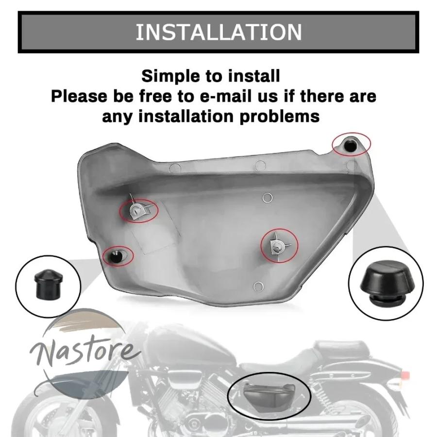 並行輸入品 vf750 ホンダ honda バイク カバー 二輪 フェアリング サイドフェアリング magna c 1994 2004 カスタムパーツ 部品 アクセサリーの画像