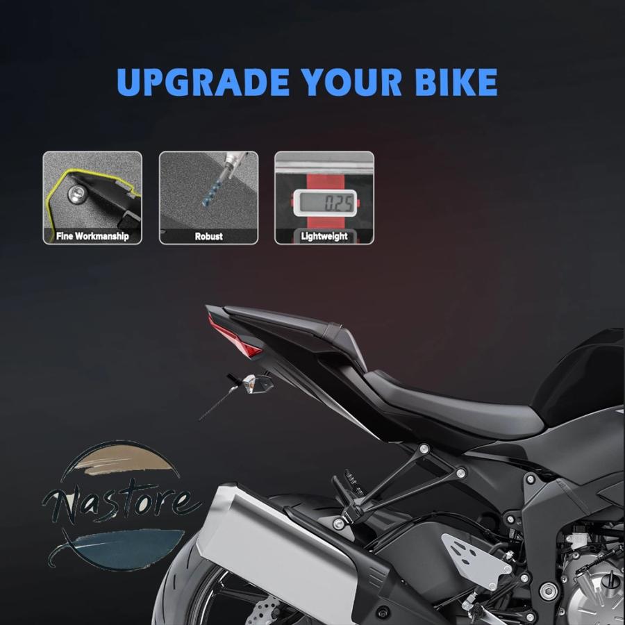 並行輸入品 zx6r バイク リア カワサキ zx 6r 2019 2023 二輪 ホルダー 収納 カスタムパーツ 部品 アクセサリーの画像